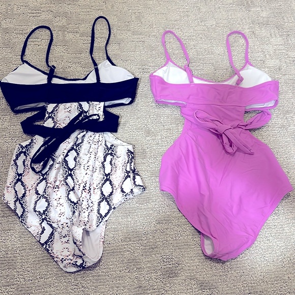 RXRX Coco Women Cut Out Bathing Suits, S - Picture 2 of 3